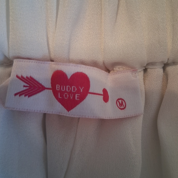 🍋 Buddy Love White Sequin High Rise Shorts NWT Glam Festival Party M - Picture 5 of 8